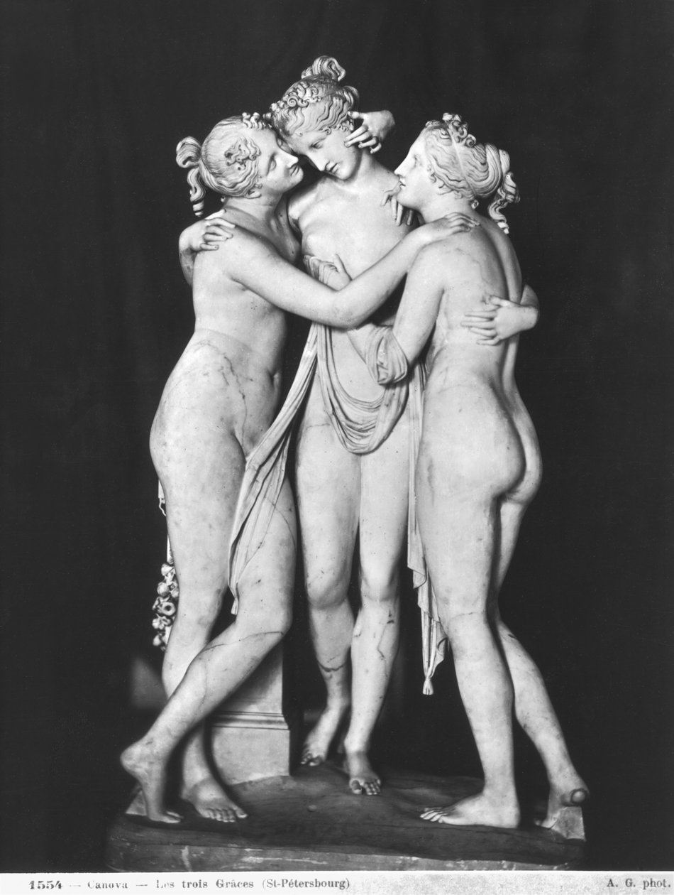 Drei Grazien, 1812-16 von Antonio Canova