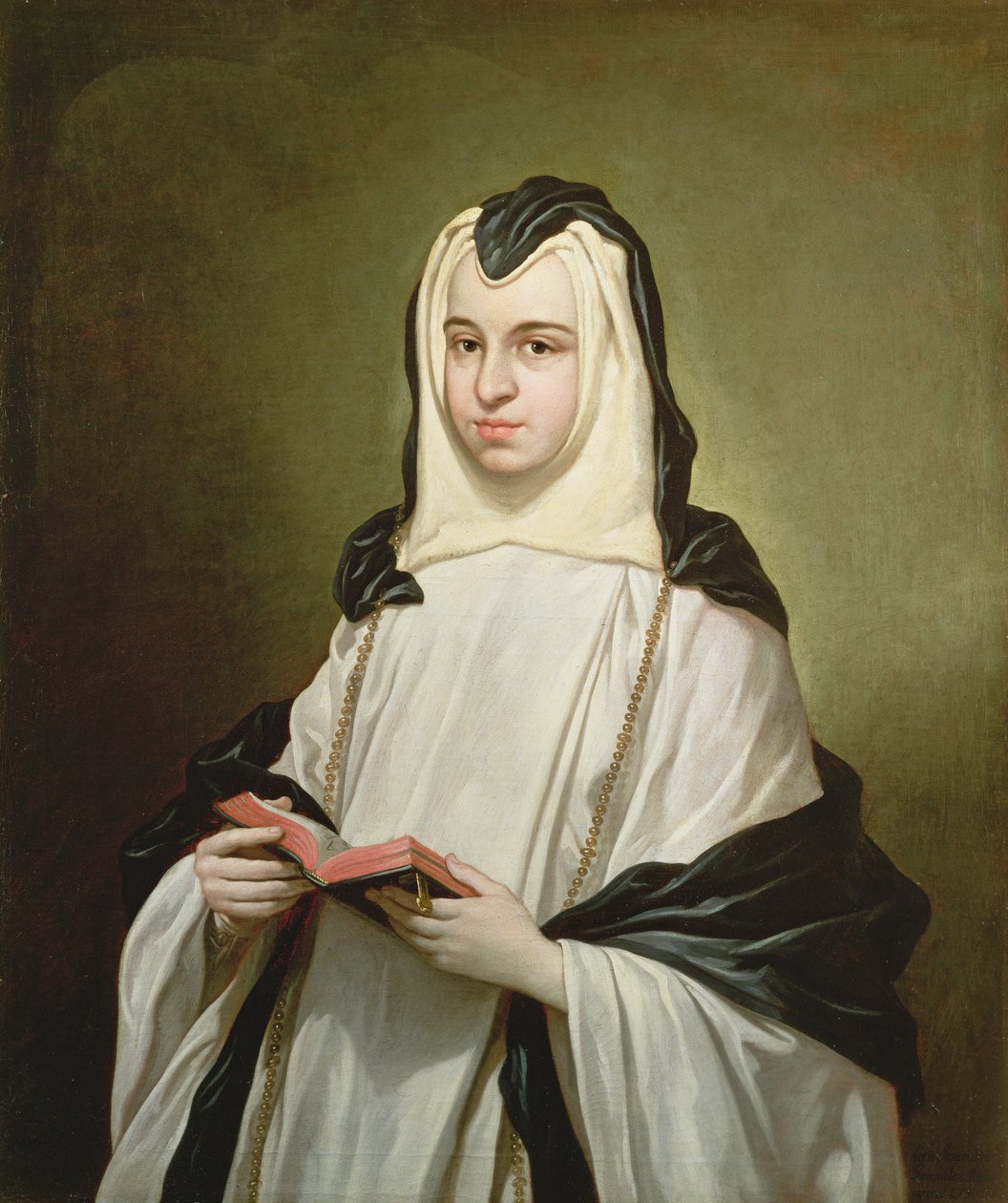 Porträt einer Nonne, 1750 von Antonio Gonzalez Ruiz