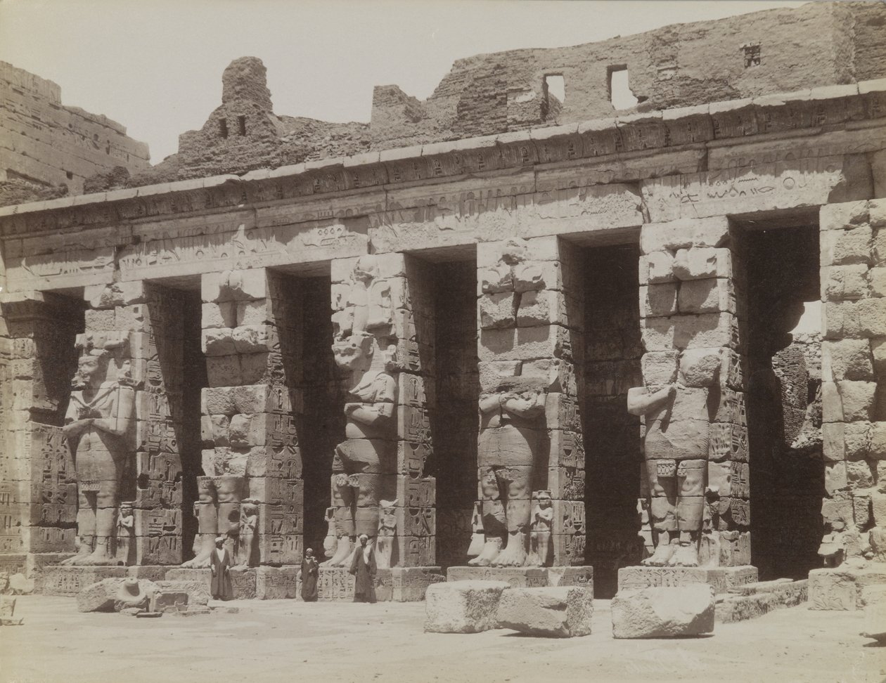 Medinet Habu von Antonio Beato
