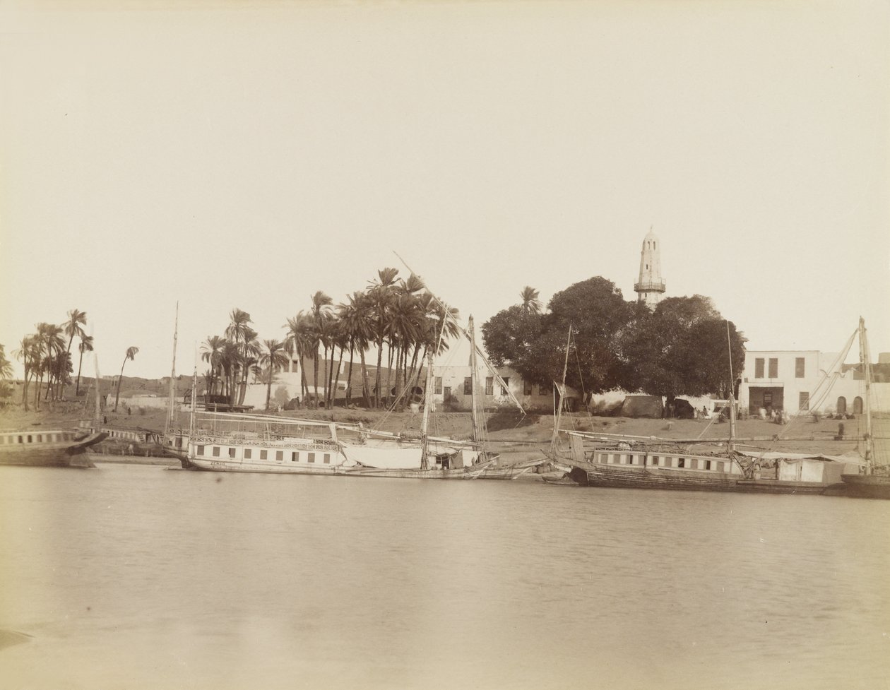 Blick auf Afsouan, Ägypten von Antonio Beato