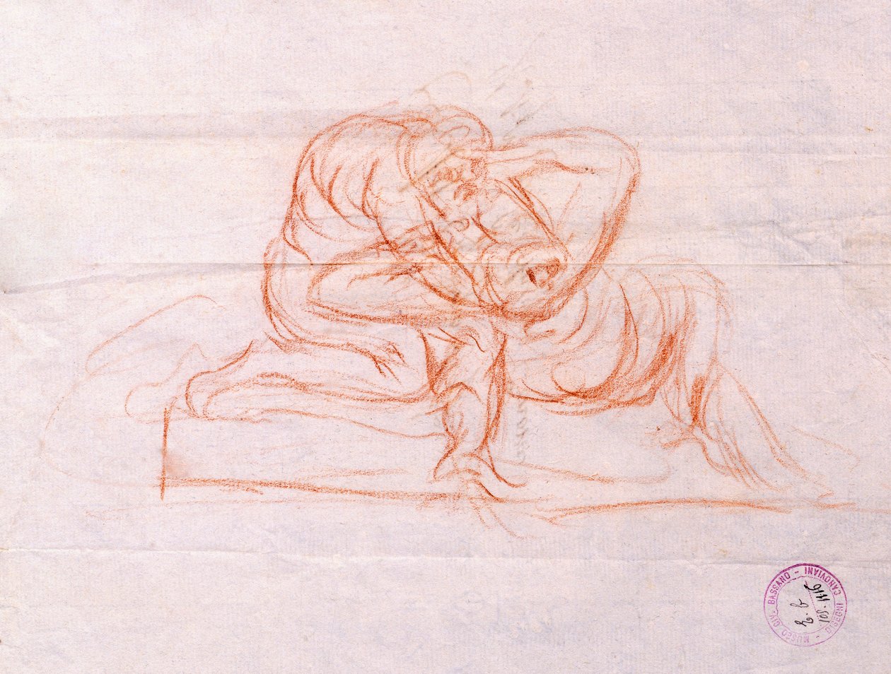 Amor und Psyche (Zeichnung) von Antonio Canova