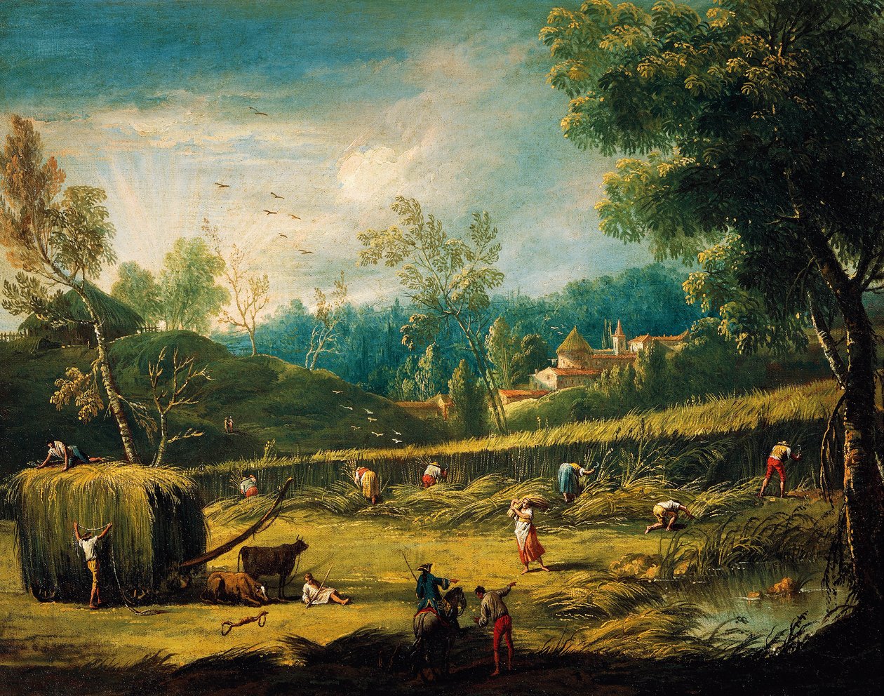 Der Sommer, von Antonio Diziani (1737-1797) von Antonio Diziani
