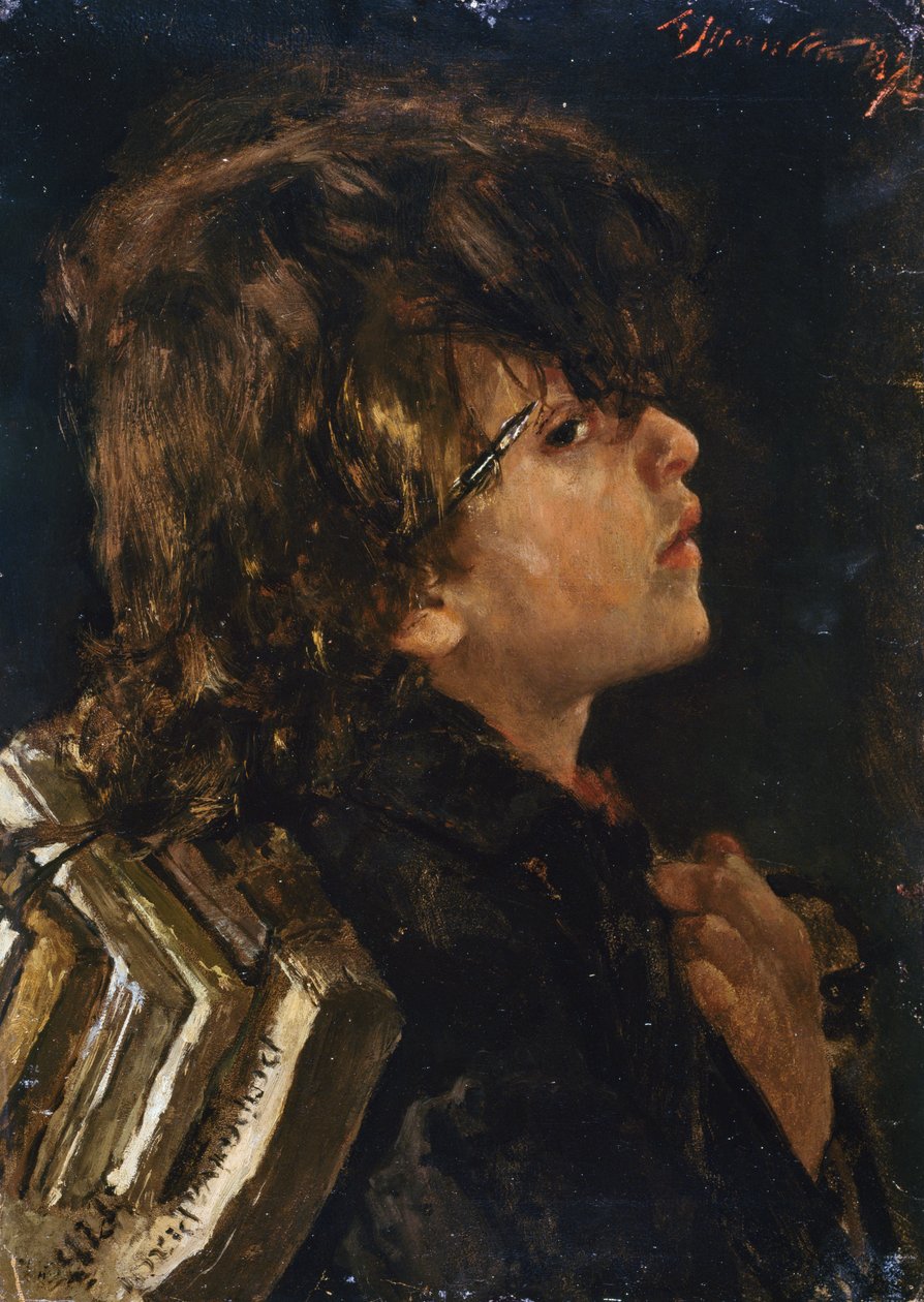 Schuljunge von Antonio Mancini