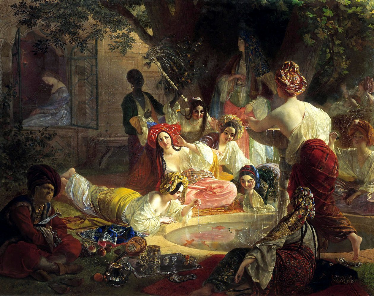 Der Brunnen von Bahçesaray, 1849 von Antonio Molinari