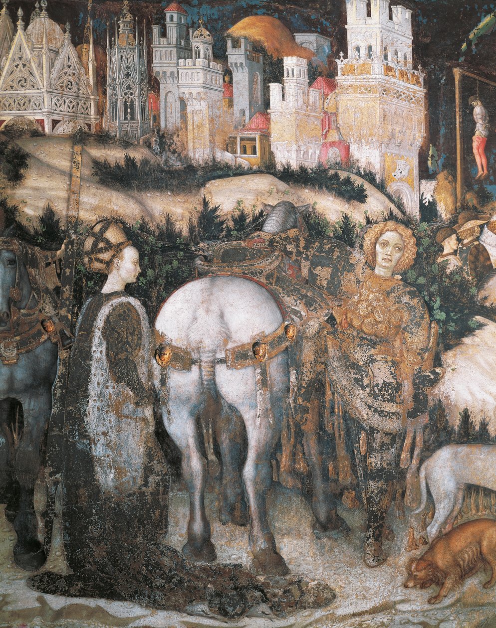 St. Georg und die Prinzessin von Antonio Pisanello