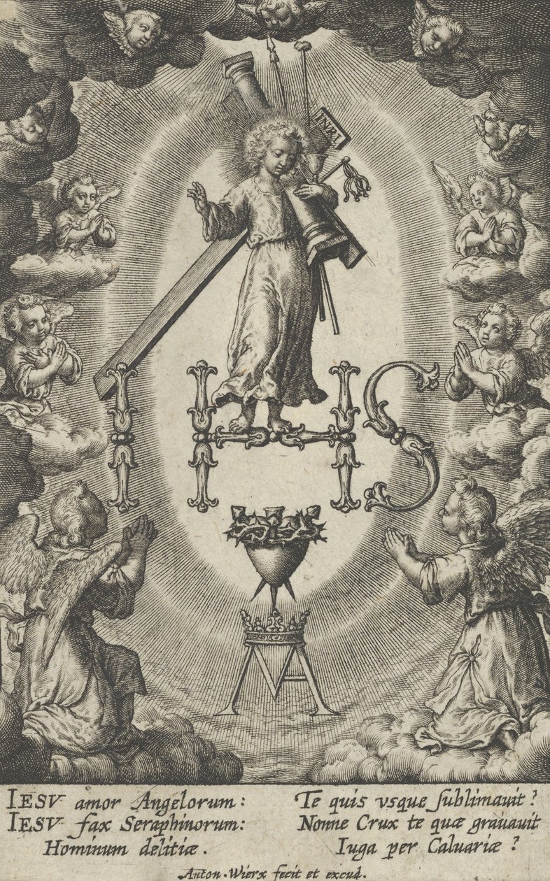 Heiliges Monogramm von Antonius Wierix