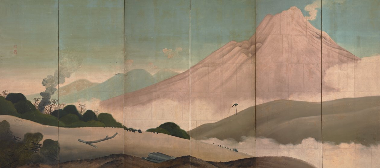 Berg Asama von Aodo Denzen