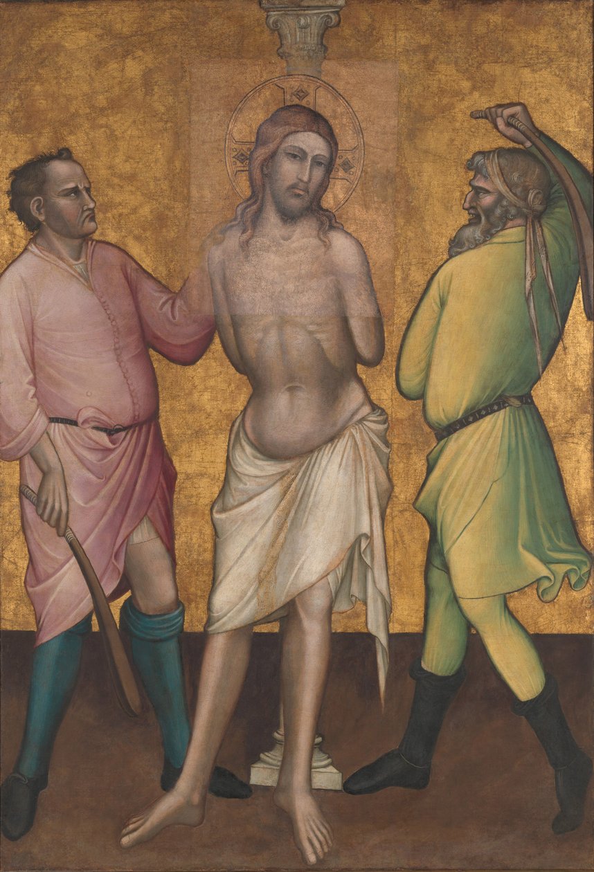 Die Geißelung, ca. 1395-1400 von Aretino Luca Spinello or Spinelli