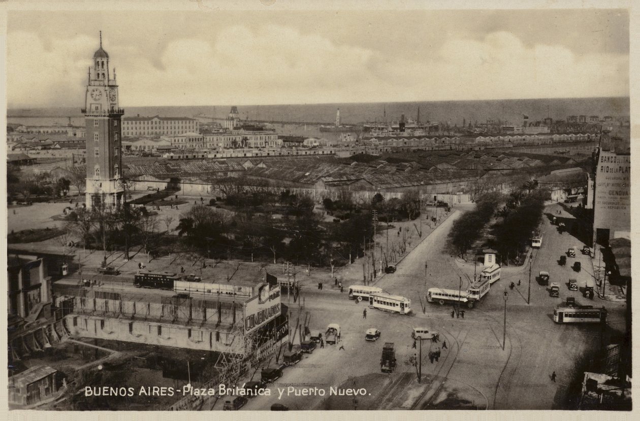 Plaza Britanica und Puerto Nuevo, Buenos Aires, Argentinien von Argentinian Photographer