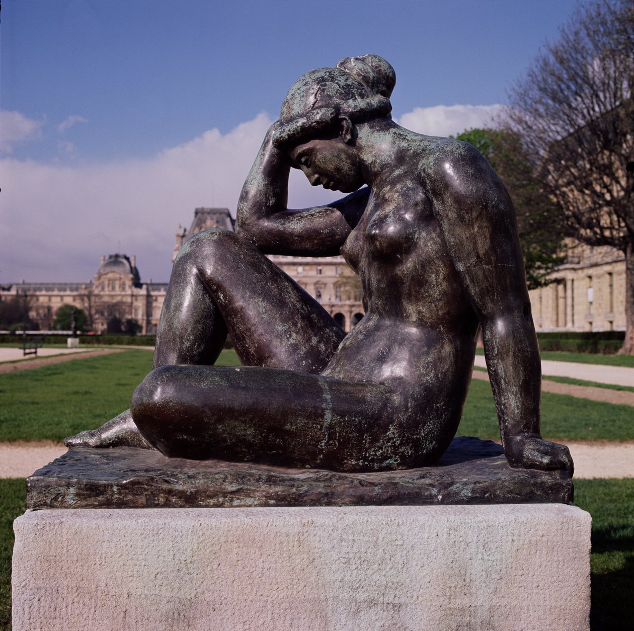La Méditerranée, Place du Carrousel, Louvre, Paris, 1902-05 (Bronze) von Aristide Maillol