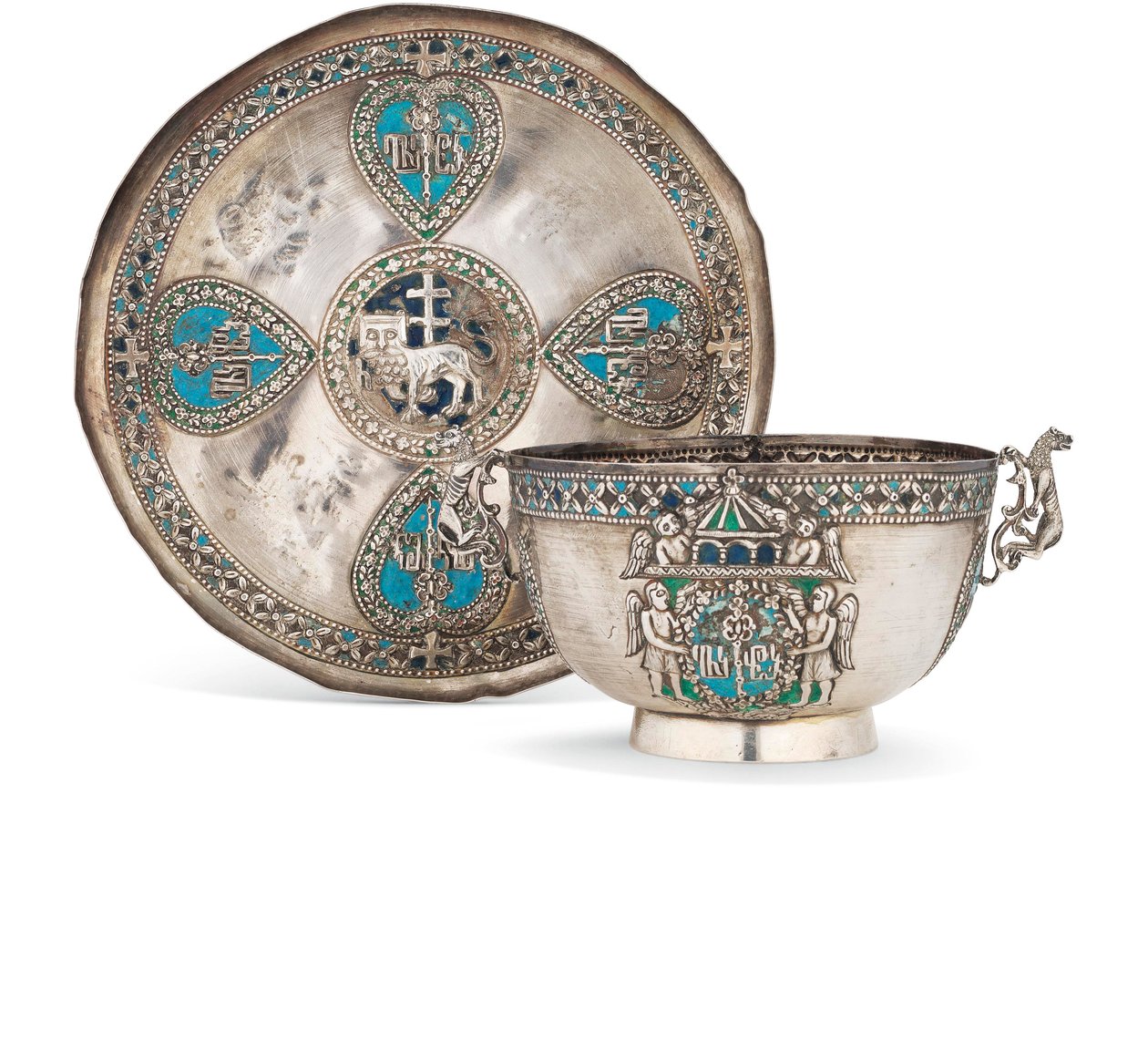 Tasse und Untertasse, zweite Hälfte des 18. Jahrhunderts von Armenian School