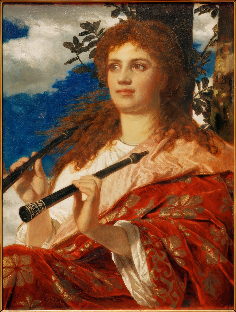 Die Muse des Anakreon von Arnold Böcklin