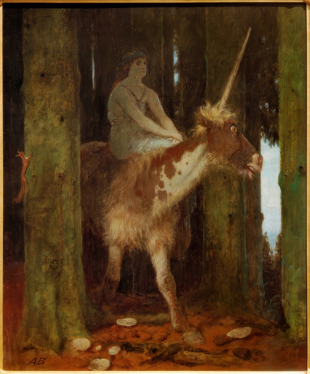 Das Schweigen des Waldes von Arnold Böcklin