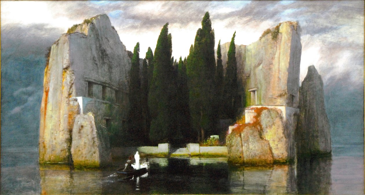 Die Toteninsel von Arnold Böcklin