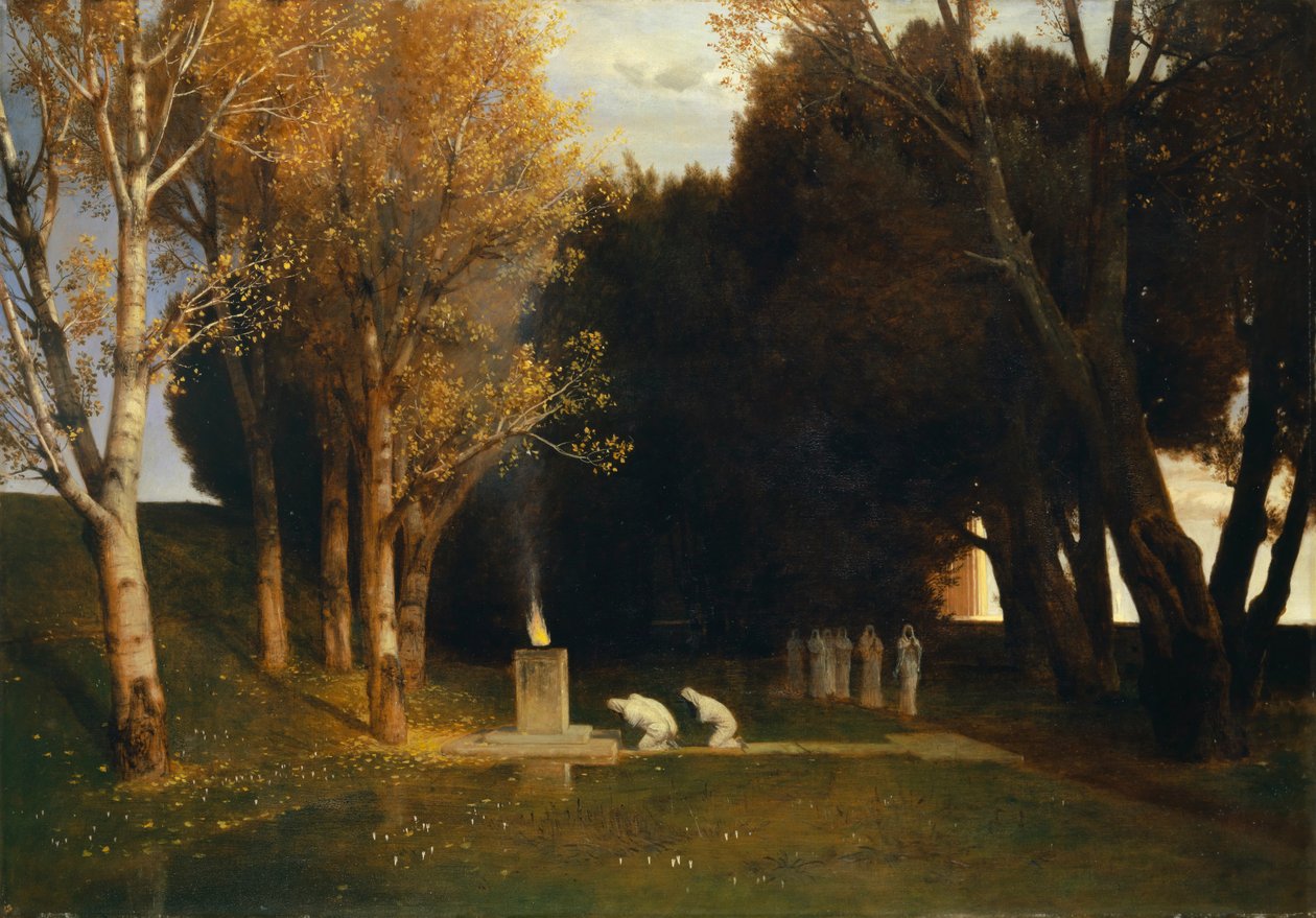 Heiliger Hain von Arnold Böcklin