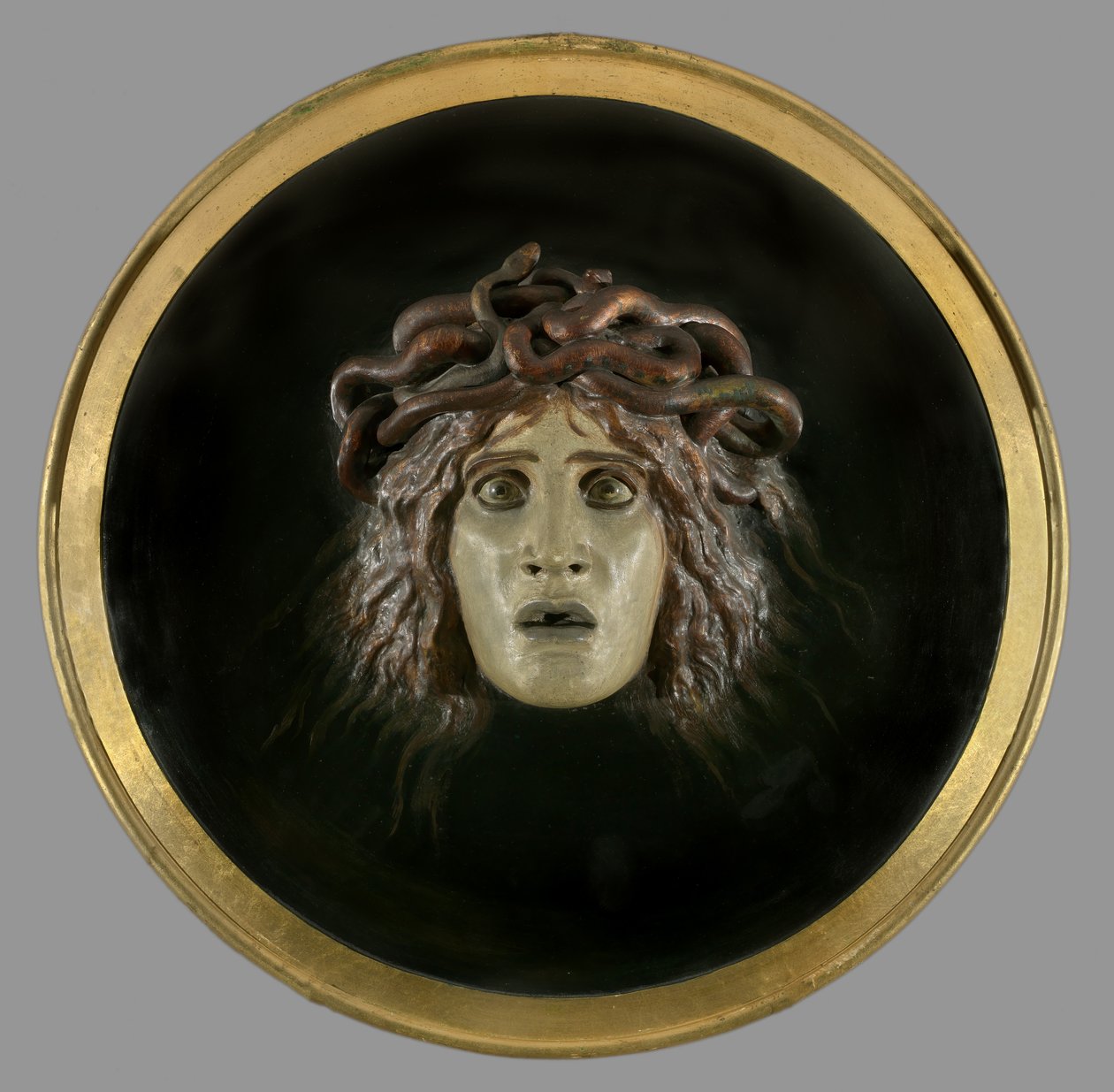Schild mit dem Gesicht der Medusa, 1897 von Arnold Böcklin