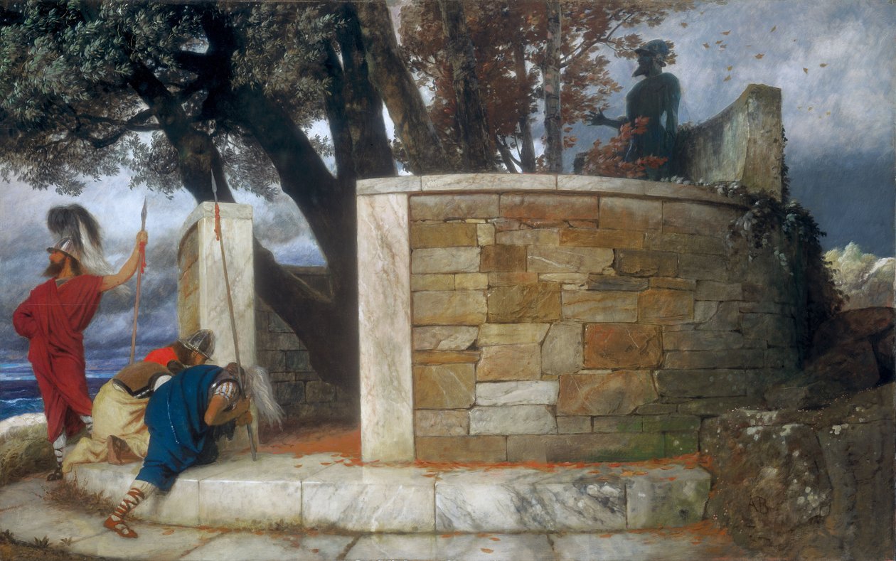 Das Heiligtum des Herkules von Arnold Böcklin