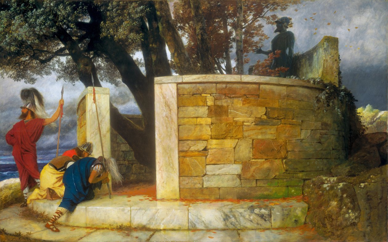 Das Heiligtum des Herkules, 1884 von Arnold Böcklin