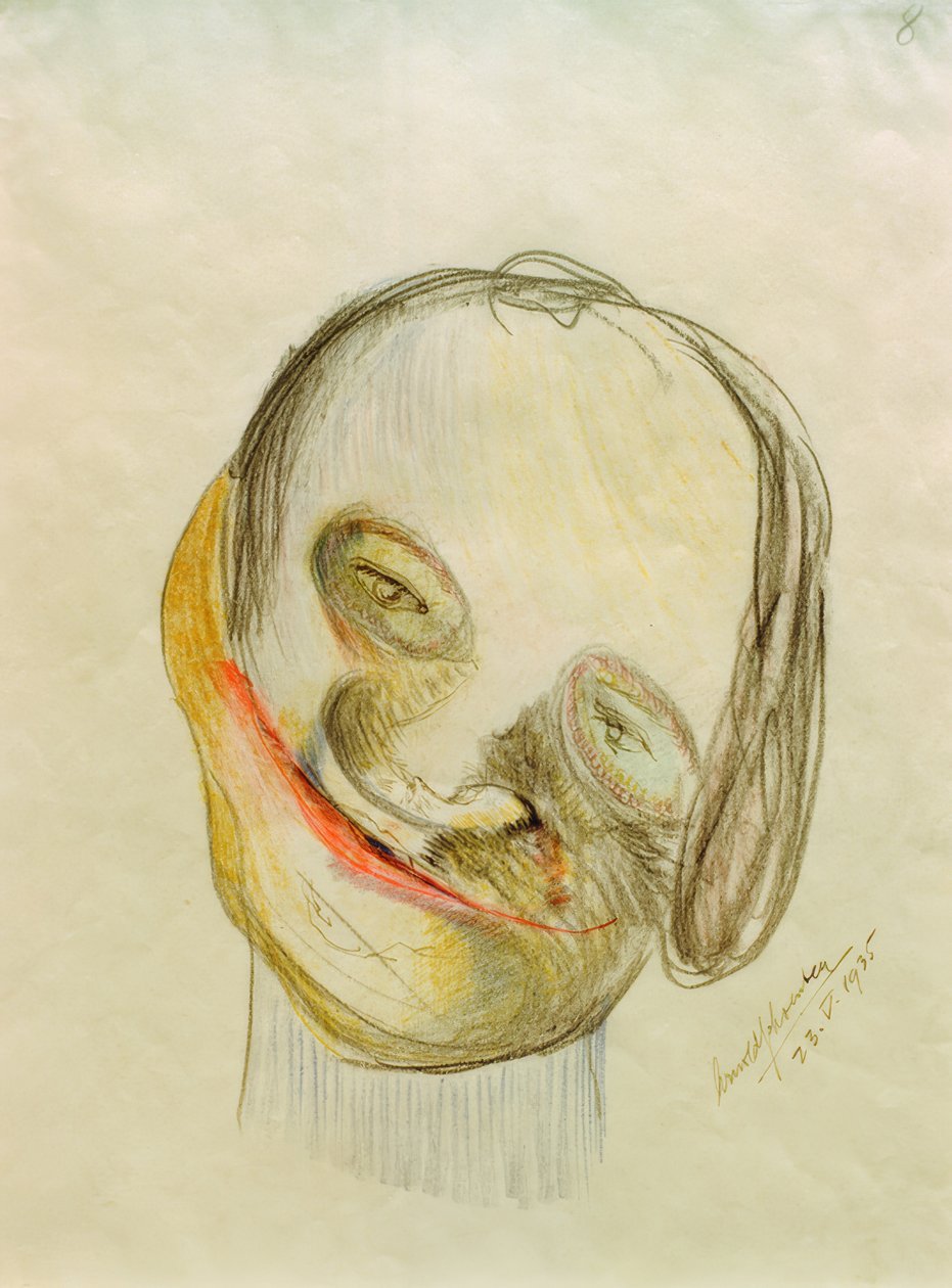 Karikatur 8 von Arnold Schönberg