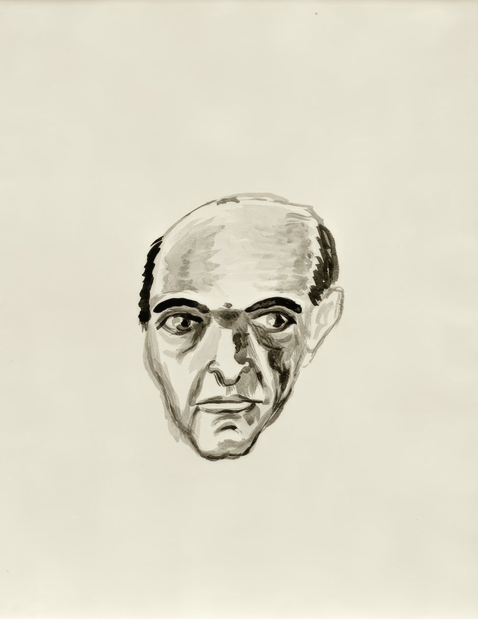Selbstporträt von Arnold Schönberg