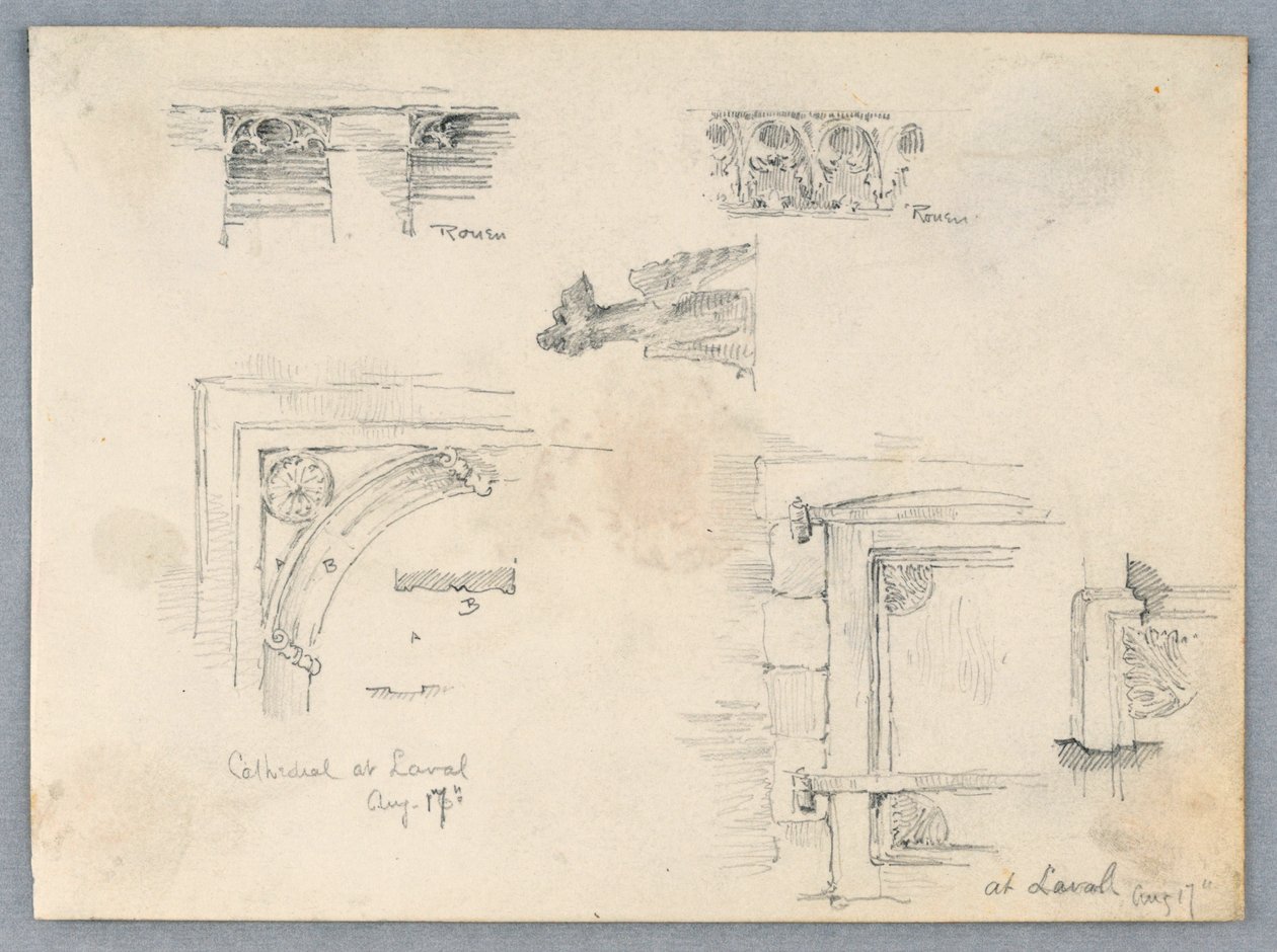 Architektonische Details von Arnold William Brunner