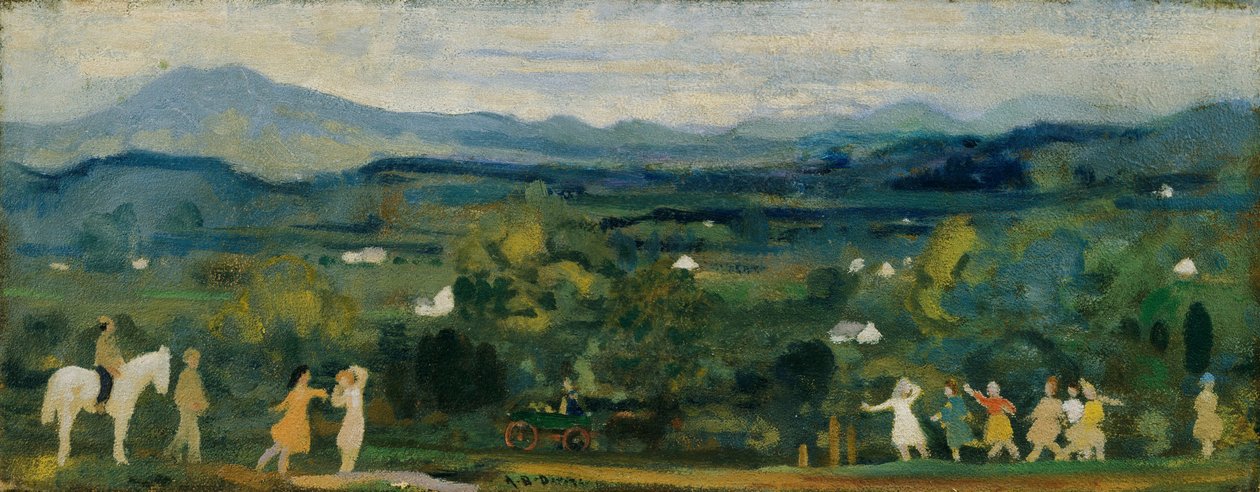 Die Geburt des Grünen von Arthur Bowen Davies