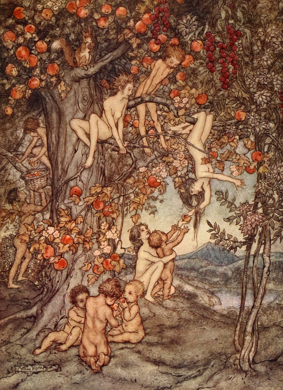 Es gab keine Gefahr, keine Probleme irgendeiner Art, Illustration aus 