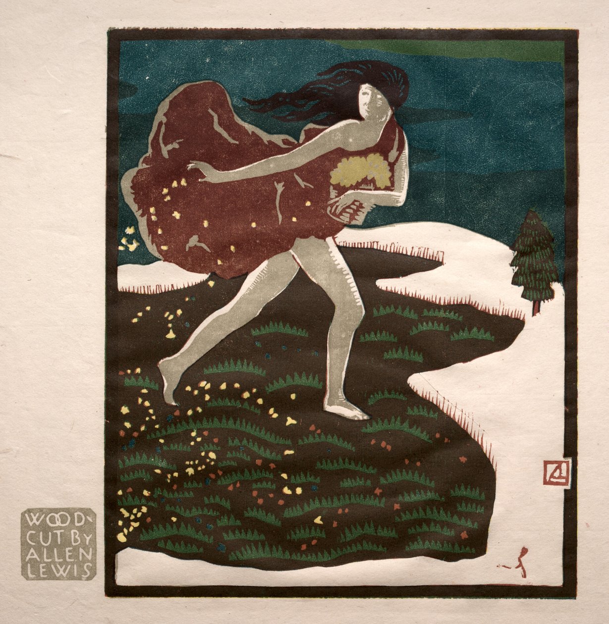 Frühling von Arthur Allen Lewis