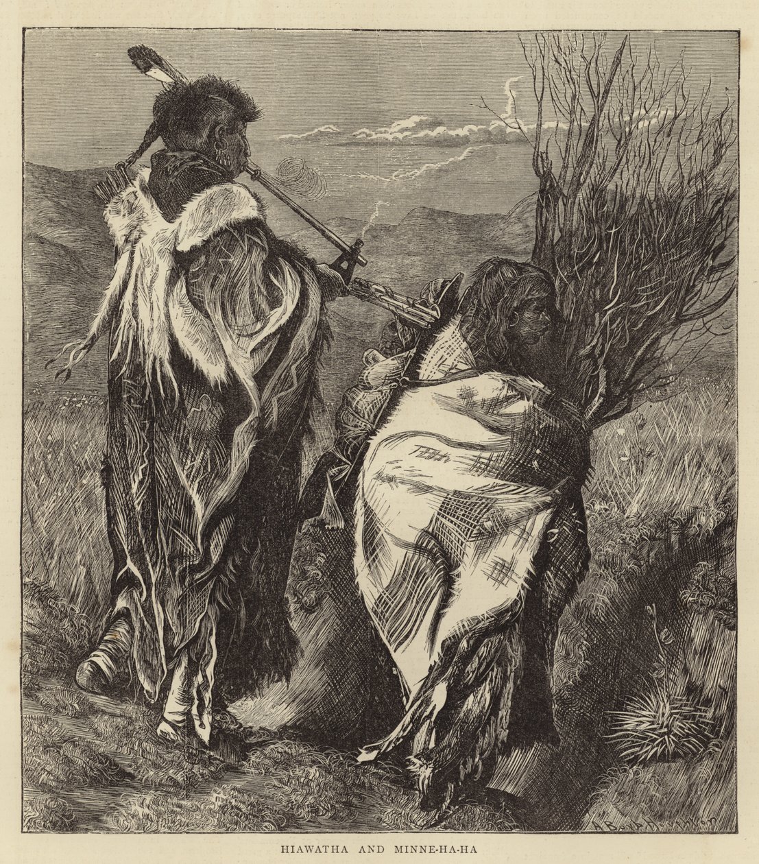 Hiawatha und Minne-Ha-Ha von Arthur Boyd (after) Houghton