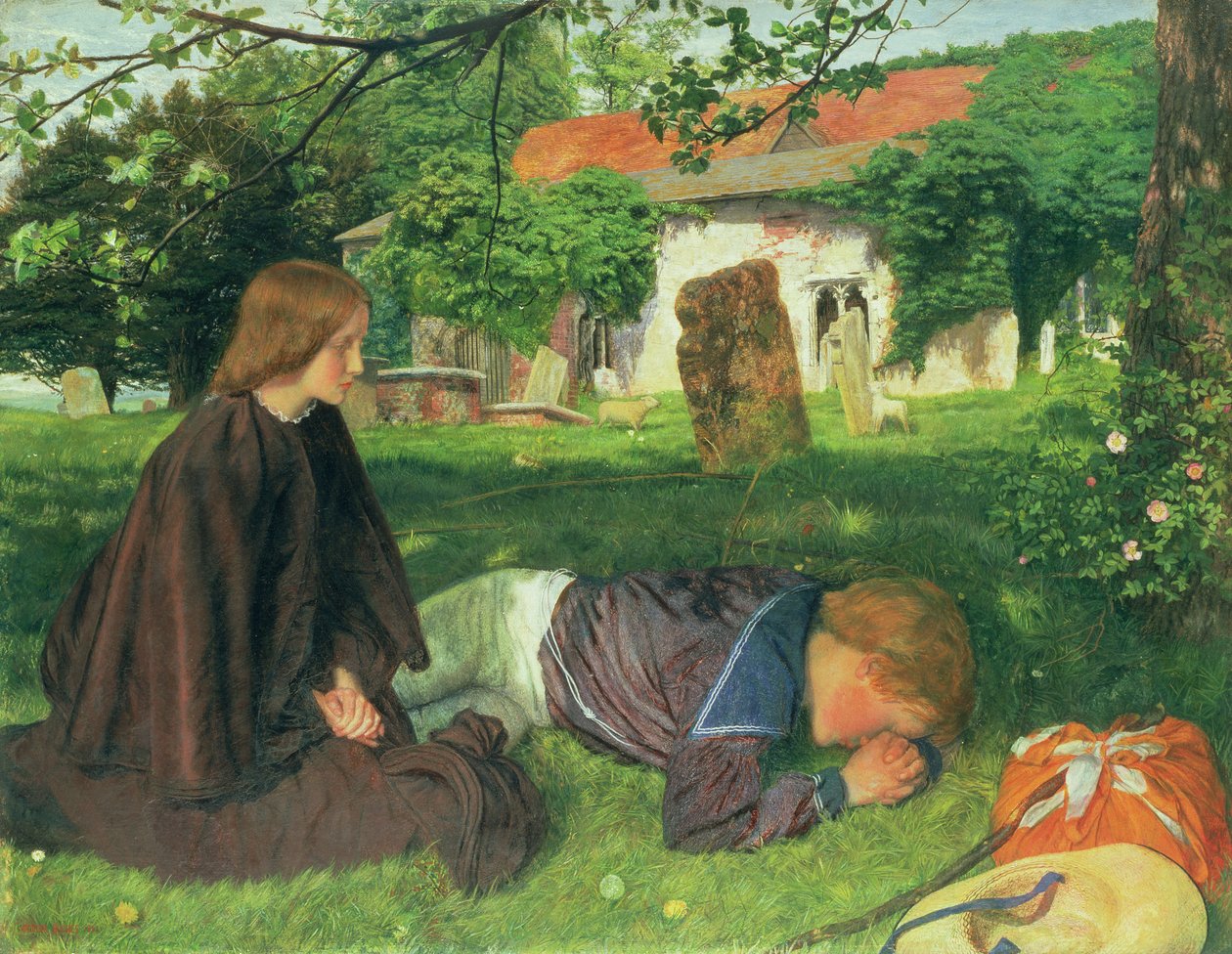 Heimkehr vom Meer, 1862 von Arthur Hughes