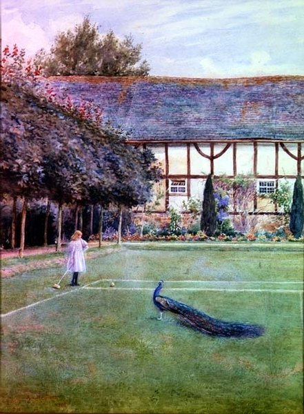 Auf dem Krocket-Rasen von Arthur L. Hewlett