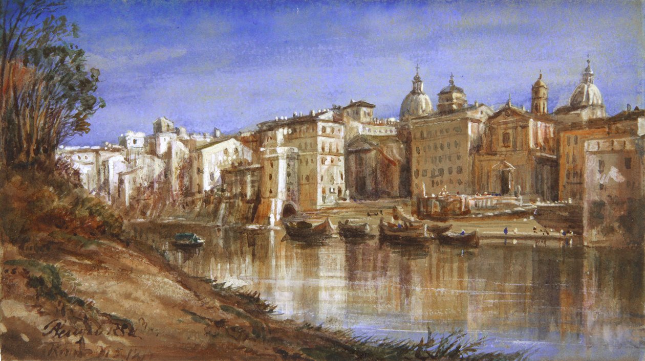 Die Ufer des Tiber von Arthur Perigal