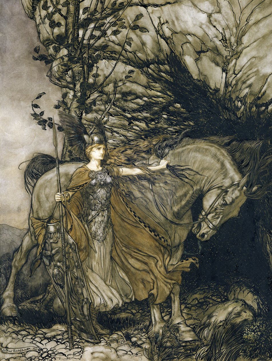 Brunnhilde von Arthur Rackham