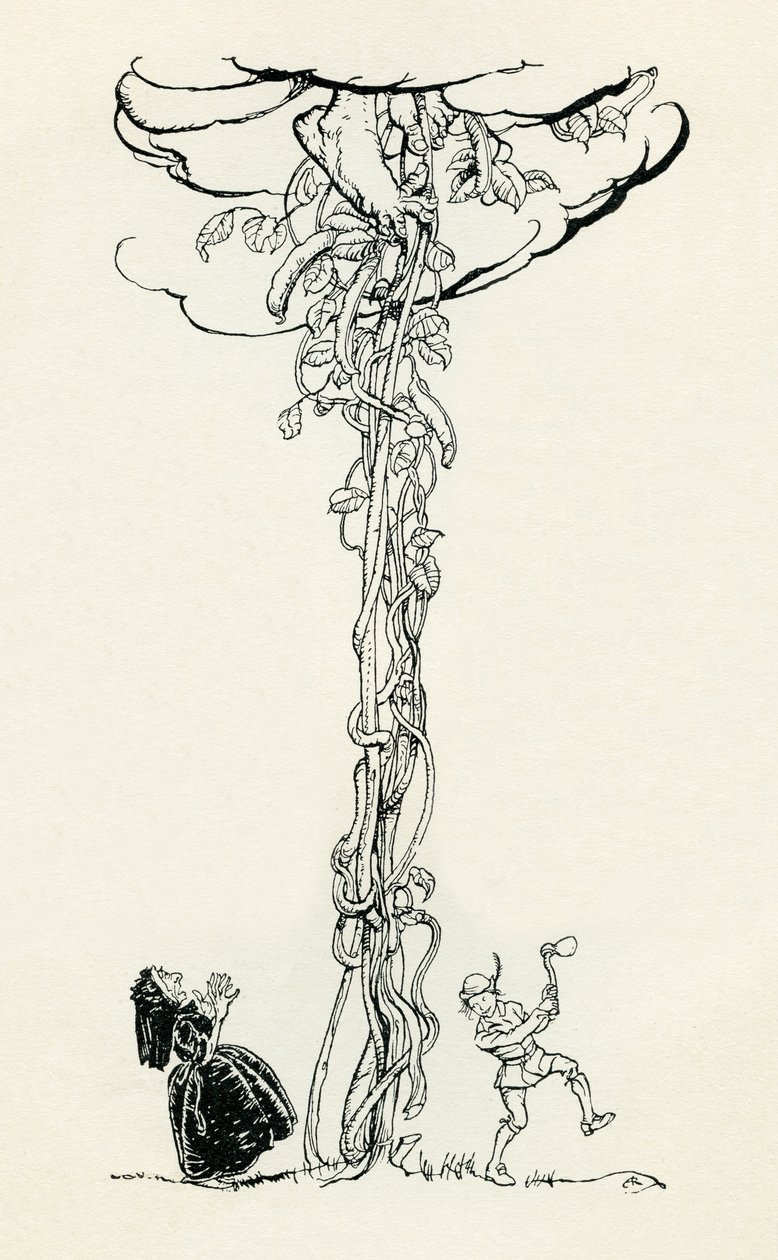 Jack und die Bohnenranke von Arthur Rackham