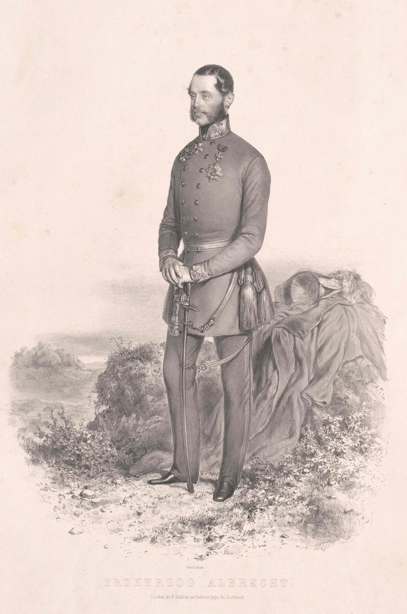Erzherzog von Österreich (1817-1895) Albrecht von Artist Unknown