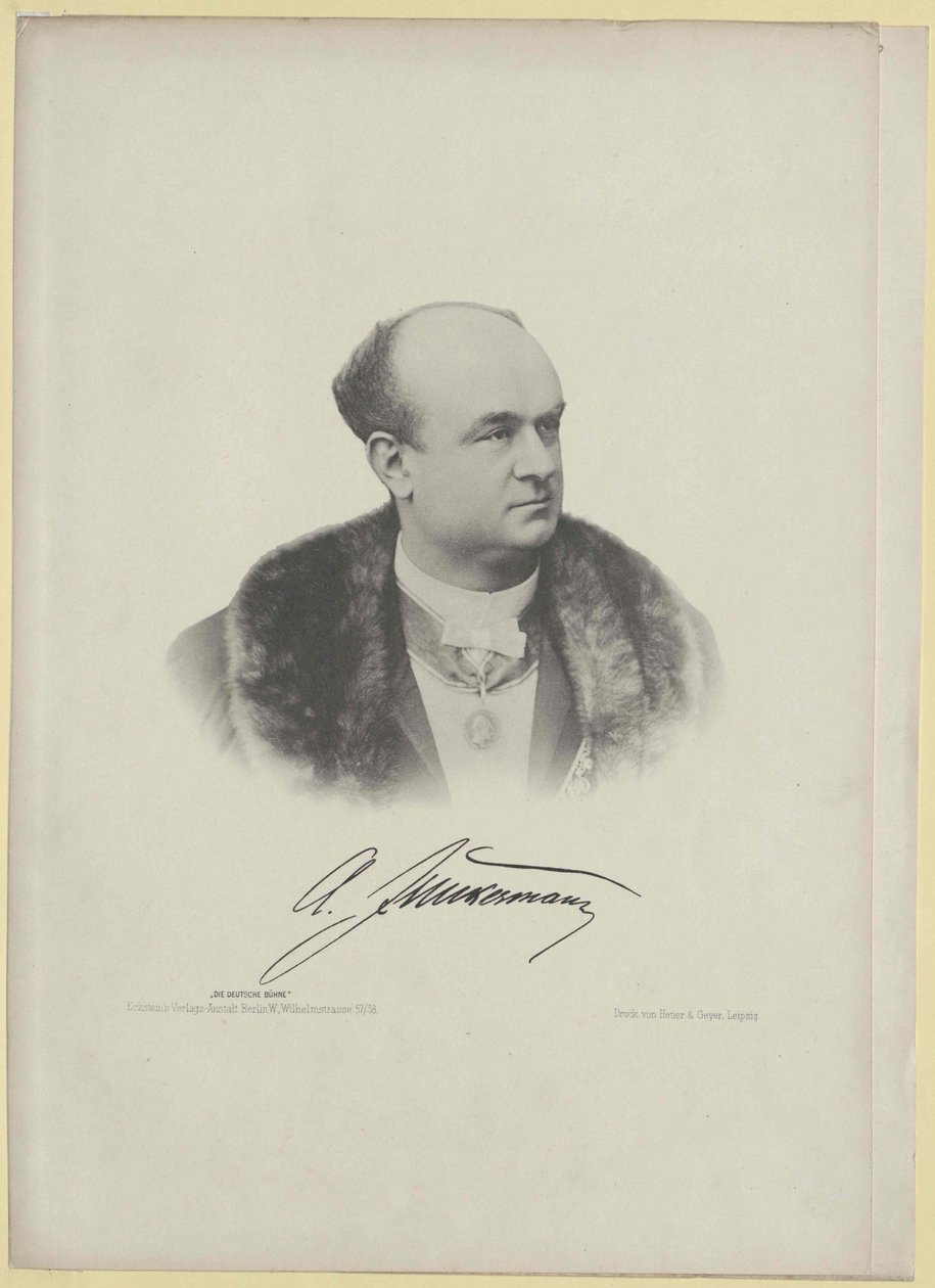 August Junkermann von Artist Unknown