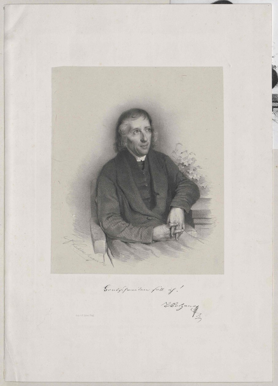 Bernard Bolzano von Artist Unknown