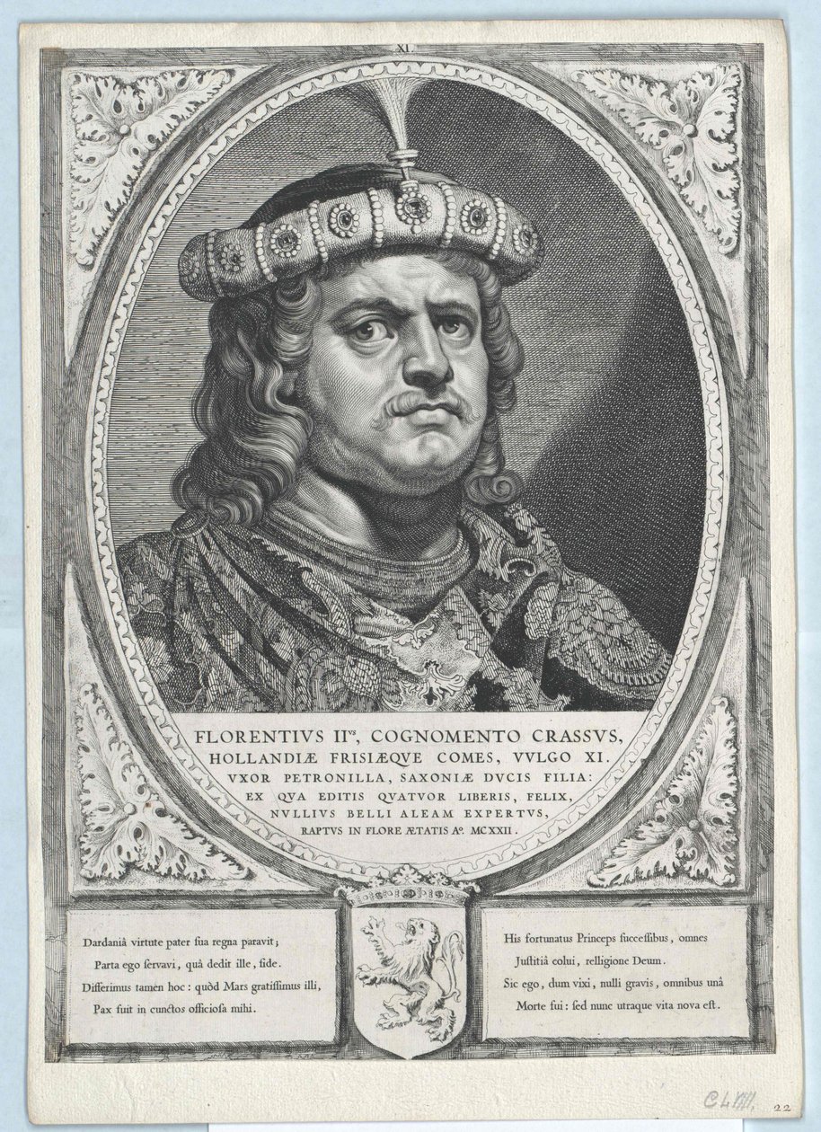 Graf von Holland Florenz II. von Artist Unknown