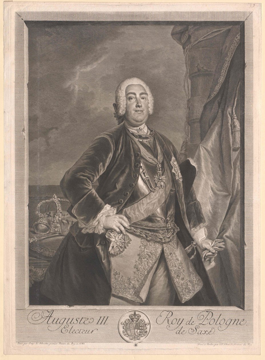 Kurfürst von Sachsen Friedrich August II. von Artist Unknown