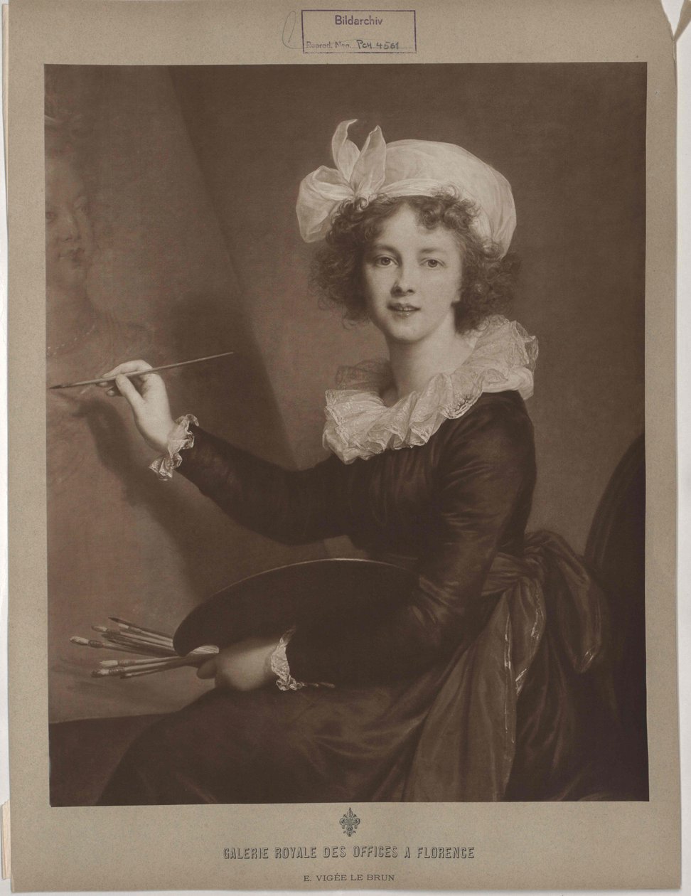 Elisabeth Vigée-Lebrun von Artist Unknown