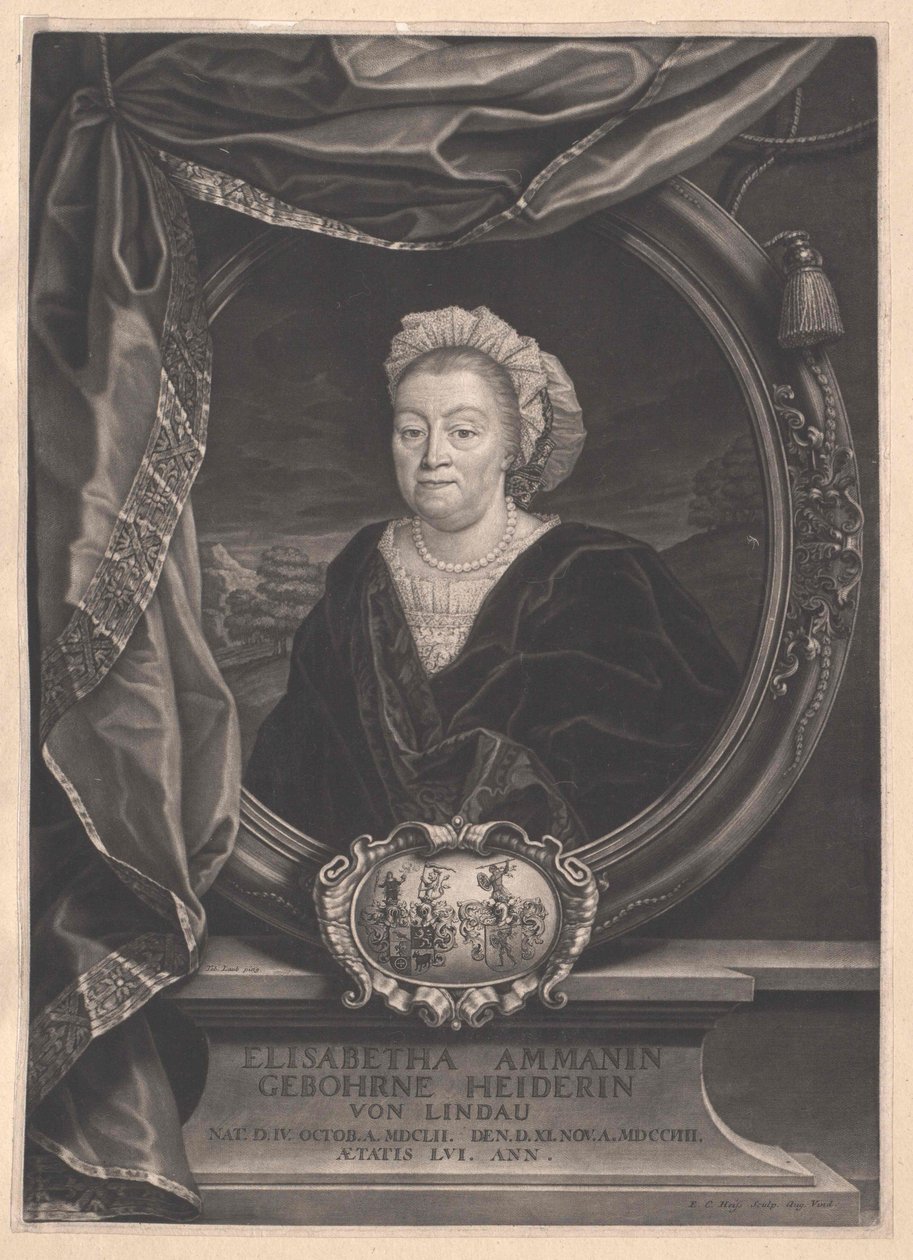 Elisabetha Heider von Artist Unknown