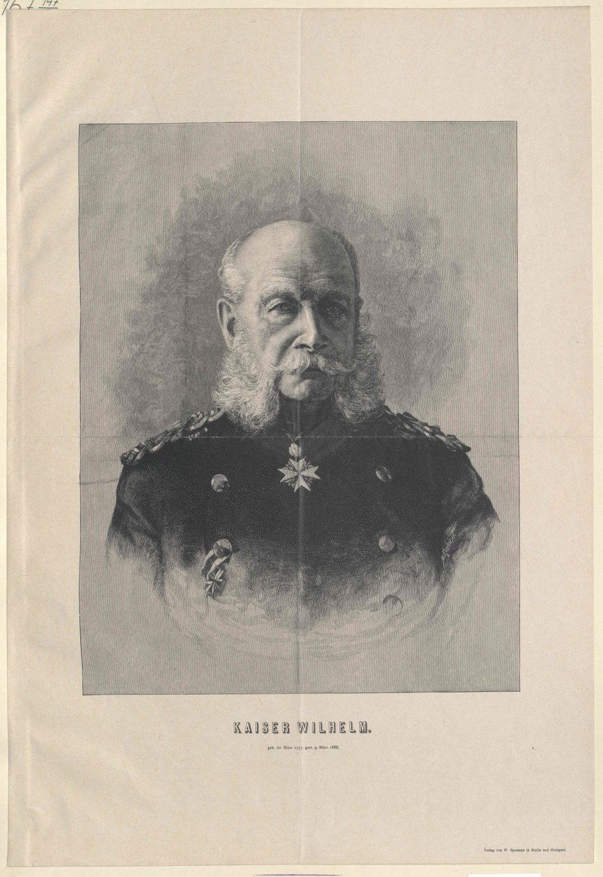 Kaiser Wilhelm I. von Artist Unknown