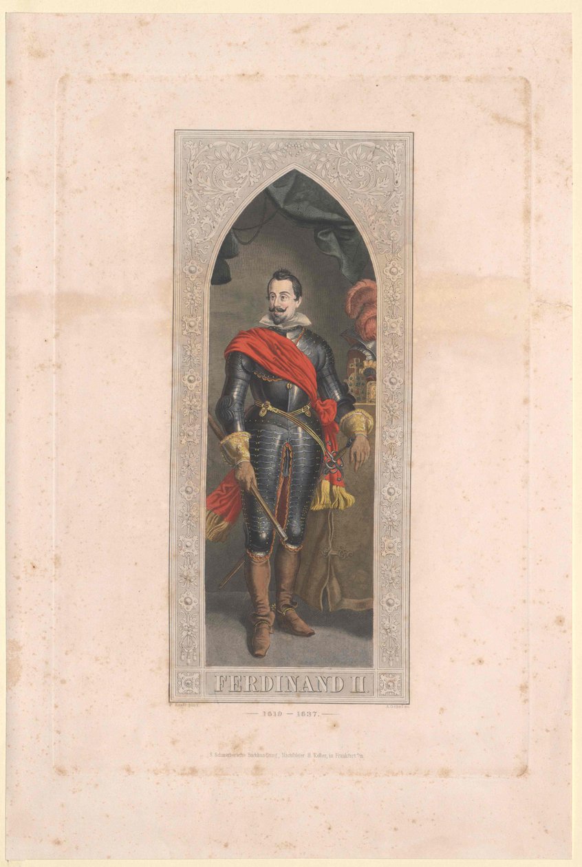 Heiliger Römischer Kaiser Ferdinand II. von Artist Unknown