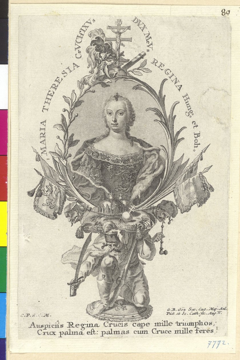 Heilige Römische Kaiserin Maria Theresia von Artist Unknown