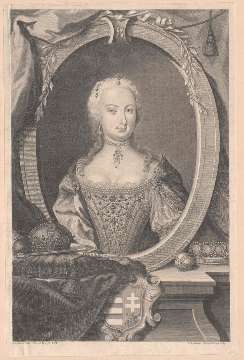 Heilige Römische Kaiserin Maria Theresia von Artist Unknown