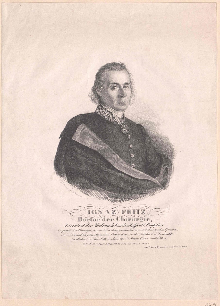 Ignatz Fritz von Artist Unknown