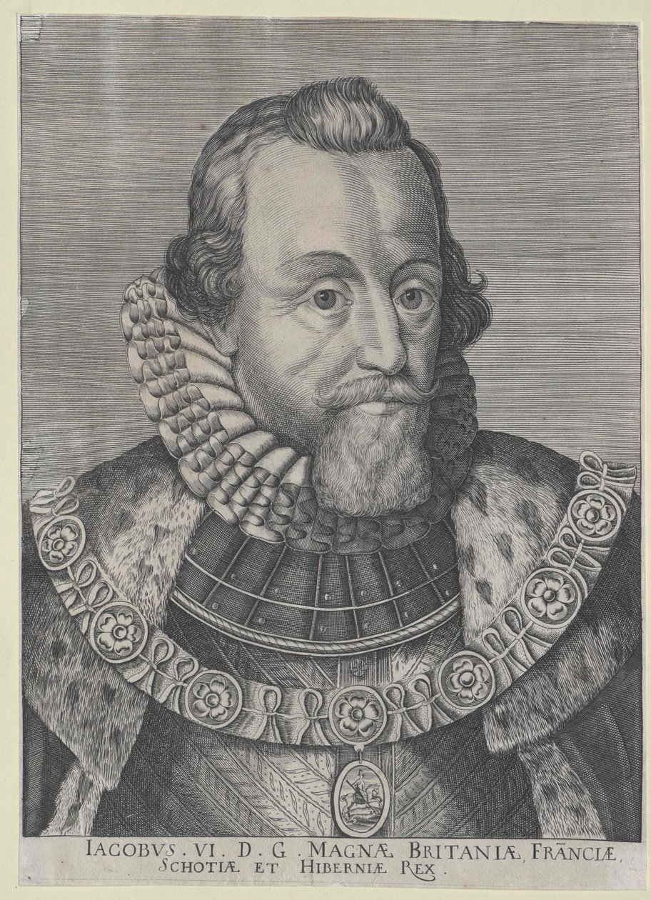 Jakob I König von England von Artist Unknown