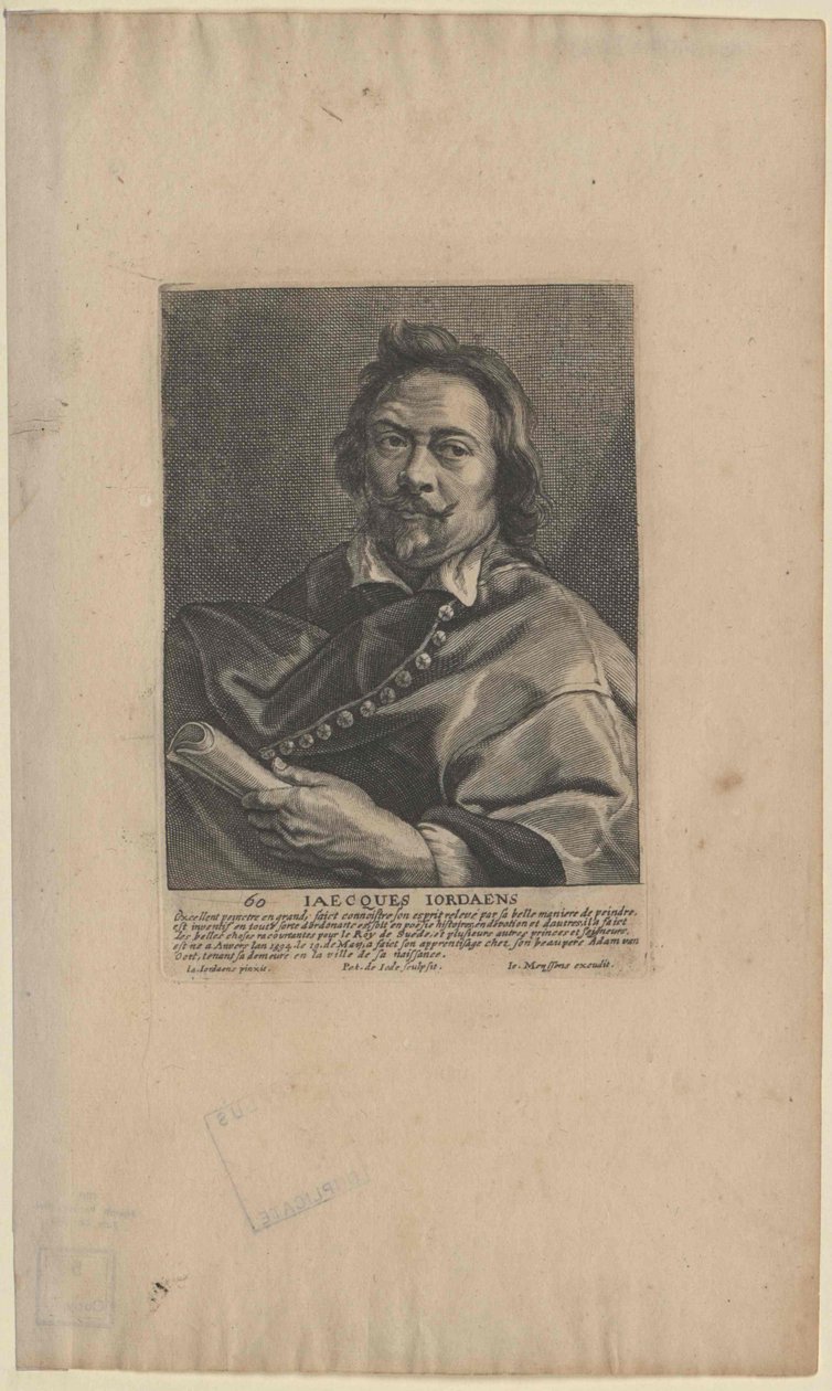 Jakob Jordaens (Druck) von Artist Unknown