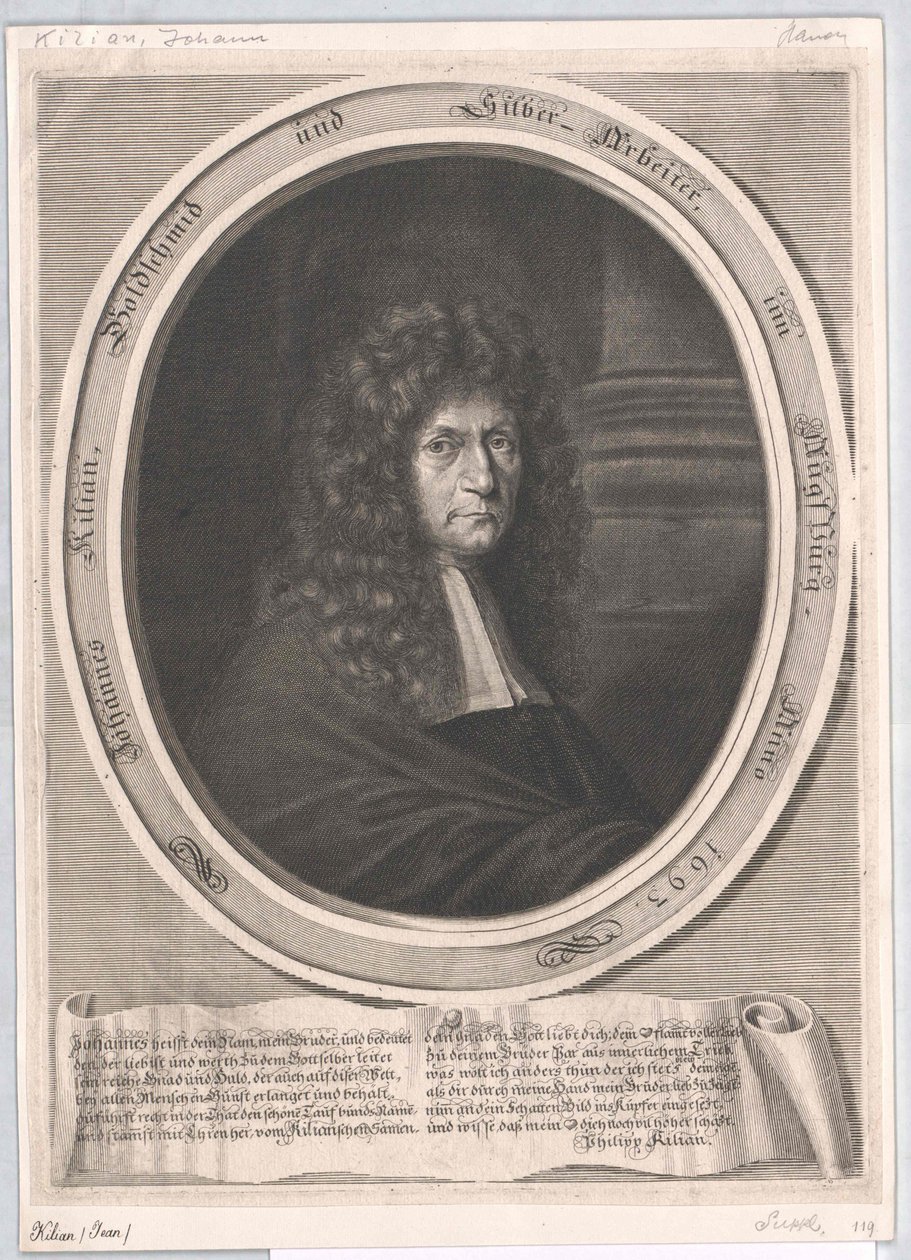 Johann Baptist Kilian von Artist Unknown