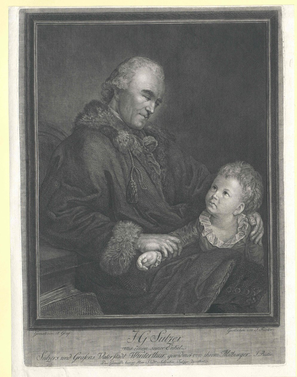 Johann Georg Sulzer von Artist Unknown